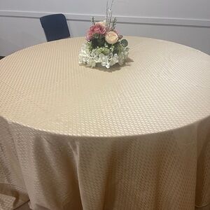 Elegant Gold Tablecloth